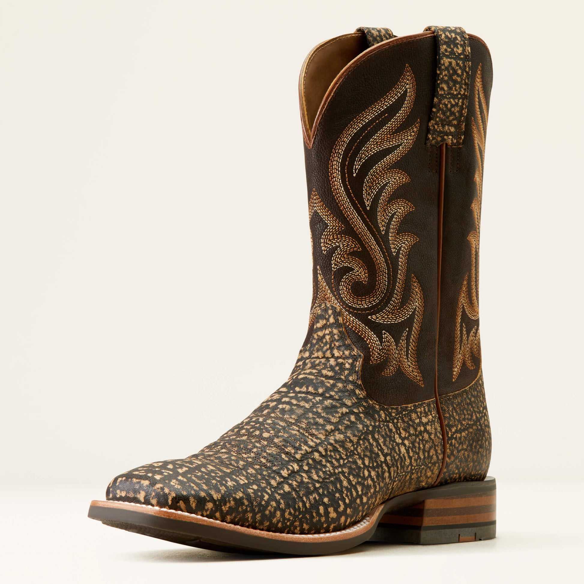 Ariat Men Cattle Call Wide Square Toe Cowboy Boot