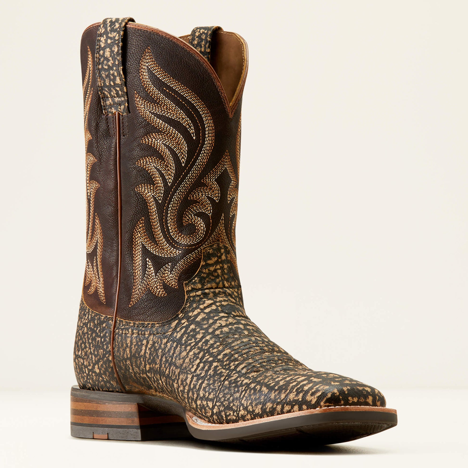 Ariat Men Cattle Call Wide Square Toe Cowboy Boot