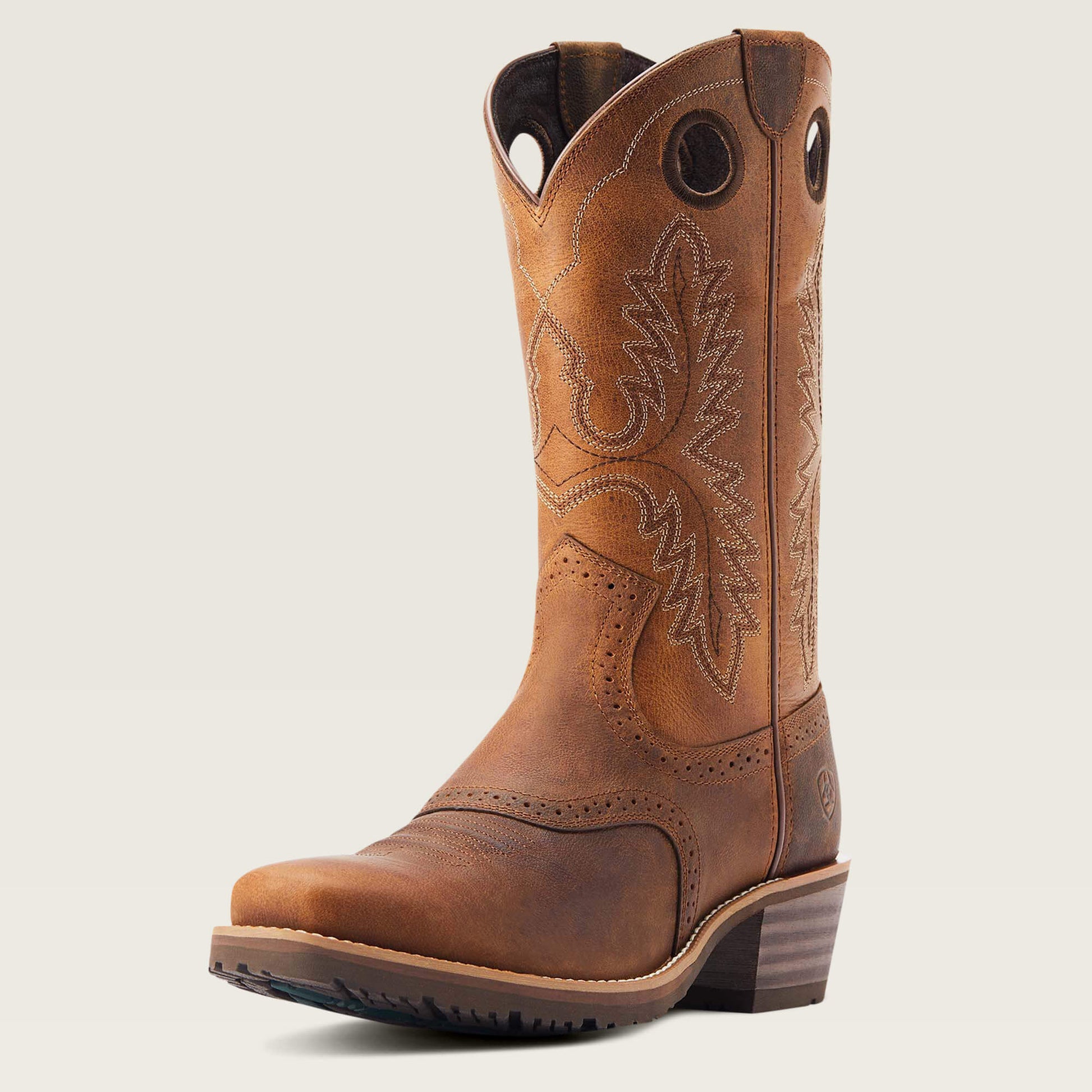 Ariat Men Hybrid Roughstock Square Toe Cowboy Boot
