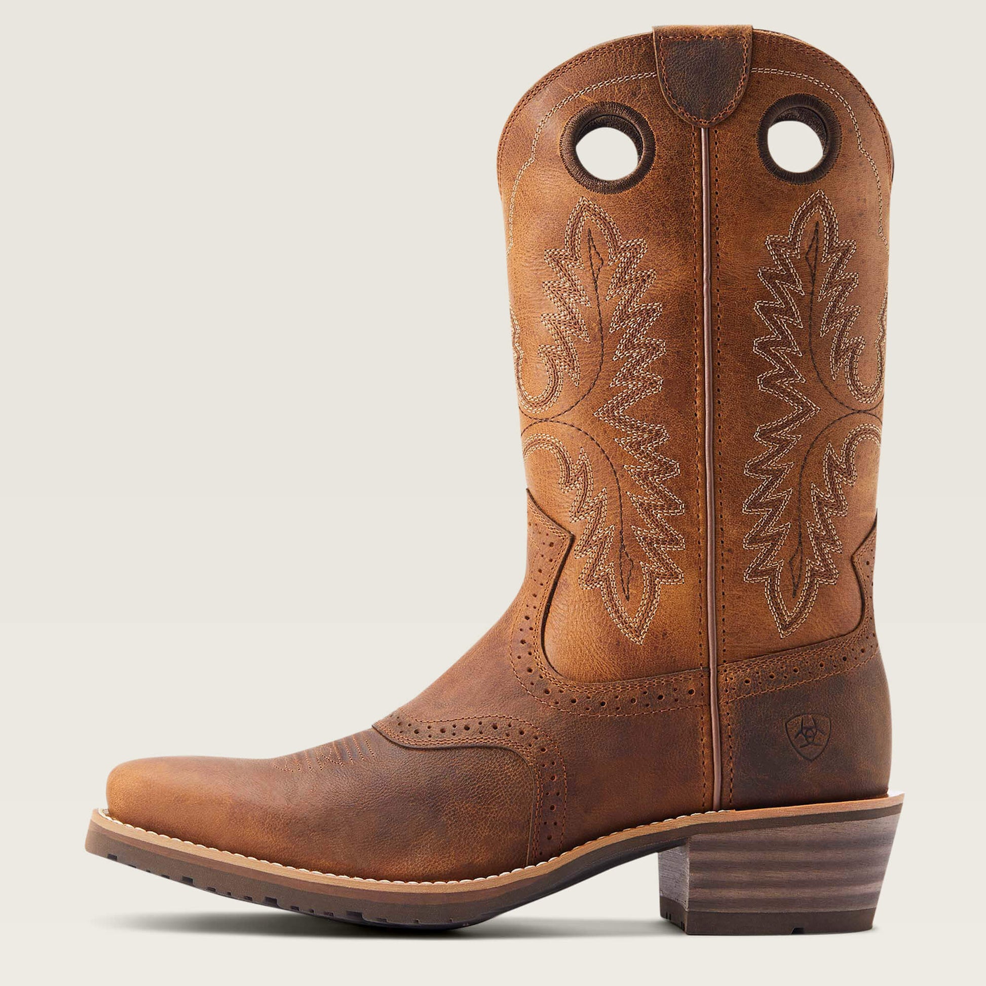 Ariat Men Hybrid Roughstock Square Toe Cowboy Boot