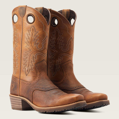 Ariat Men Hybrid Roughstock Square Toe Cowboy Boot