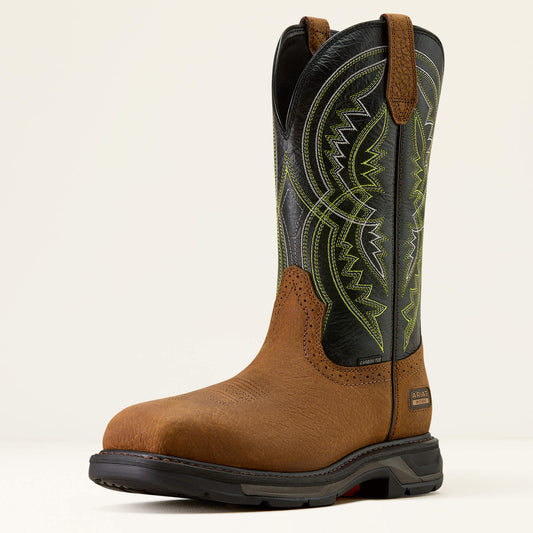 Ariat Men WorkHog XT Coil Wide Square Toe Carbon Toe Work Boot