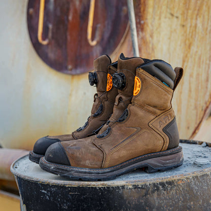 Ariat Men WorkHog XT 8" BOA Waterproof Carbon Toe Work Boot