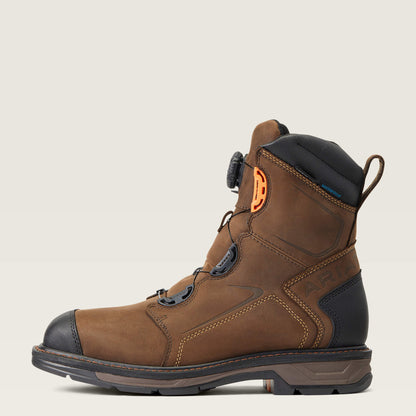 Ariat Men WorkHog XT 8" BOA Waterproof Carbon Toe Work Boot