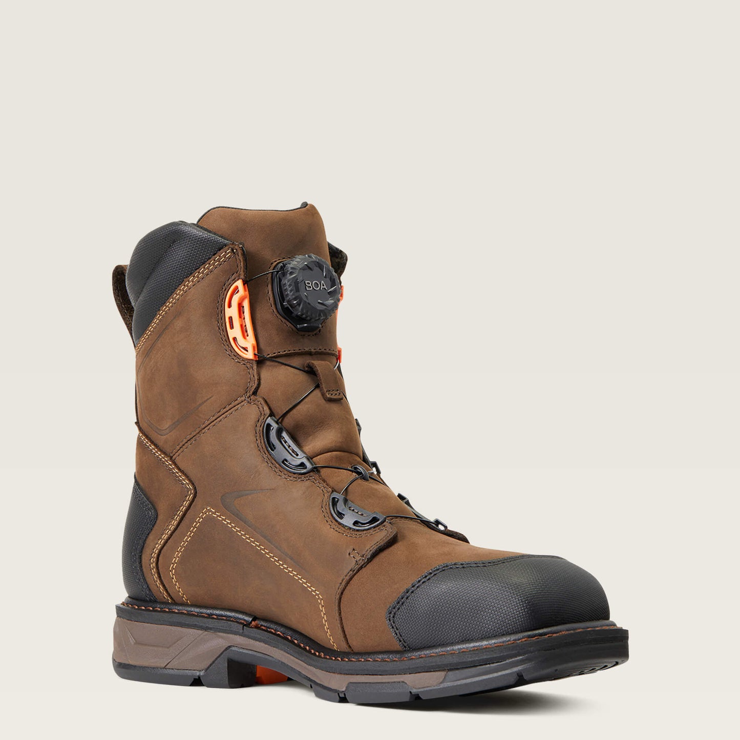 Ariat Men WorkHog XT 8" BOA Waterproof Carbon Toe Work Boot