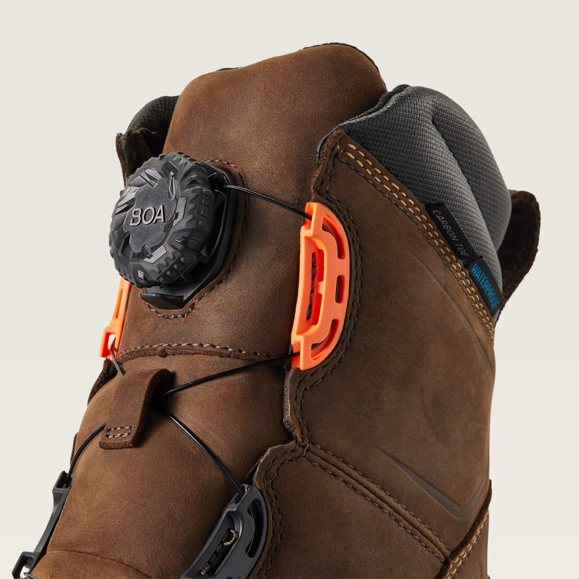 Ariat Men WorkHog XT 8" BOA Waterproof Carbon Toe Work Boot