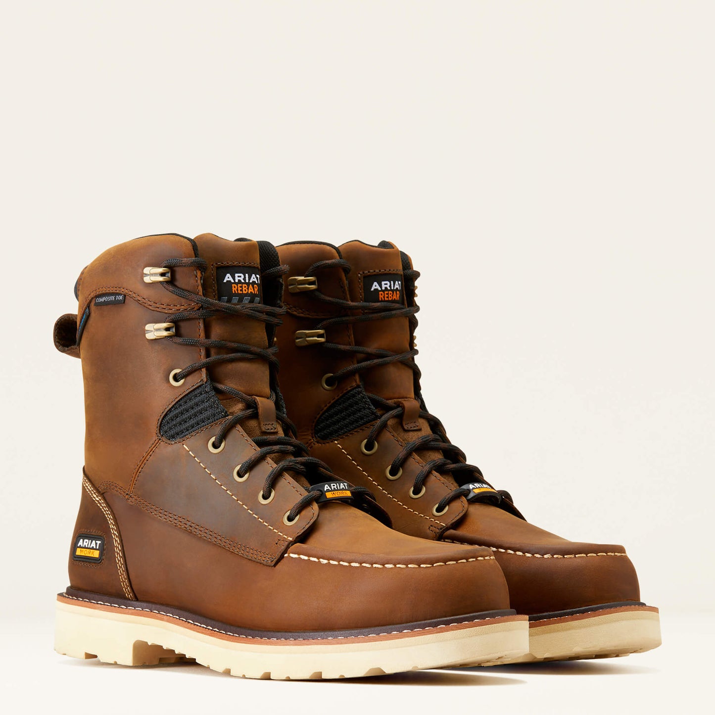 Ariat Men Rebar Lift 8" Waterproof Composite Toe Work Boot