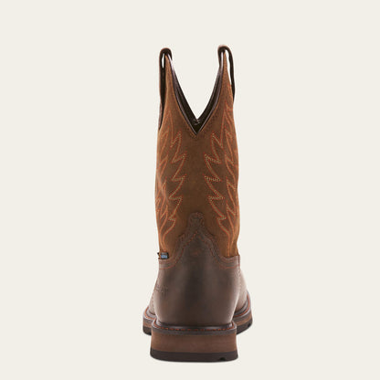 Ariat Men Groundbreaker Wide Square Toe Waterproof Steel Toe Work Boot