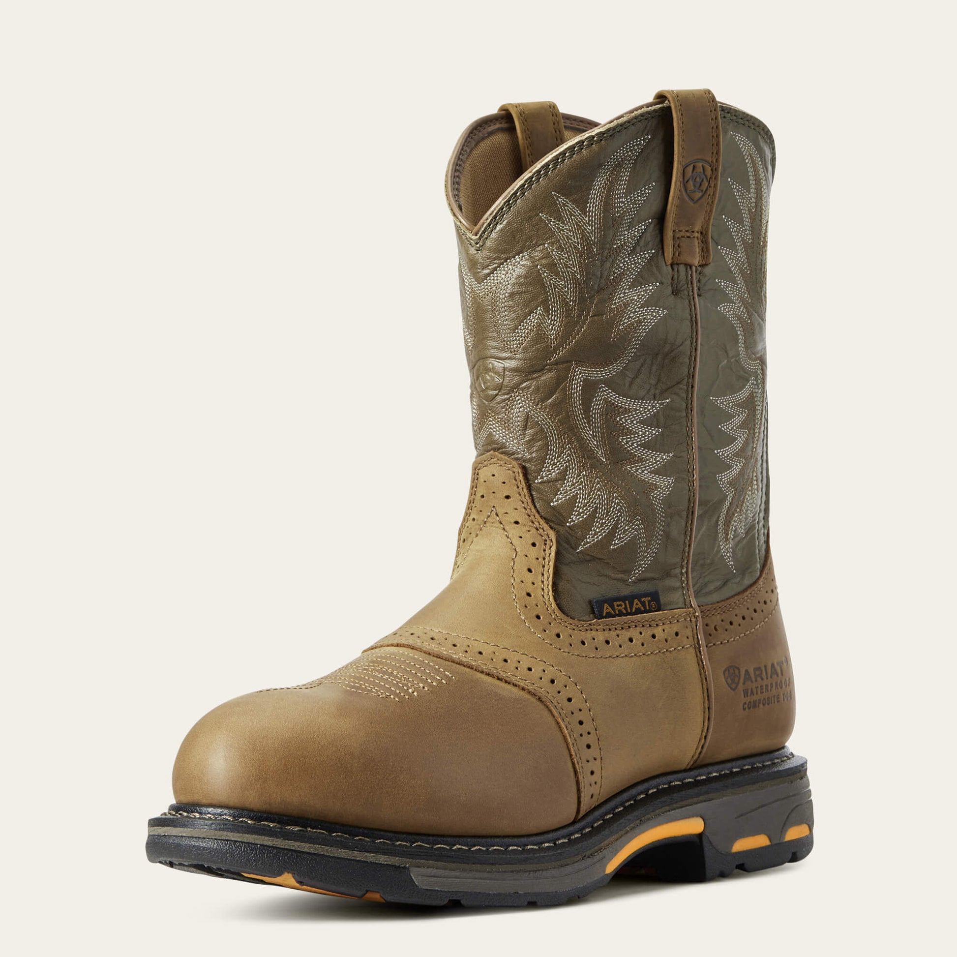 Ariat Men WorkHog Waterproof Composite Toe Work Boot