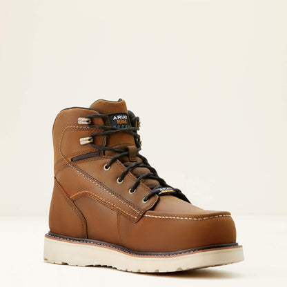 Ariat Men Rebar Wedge Moc Toe 6" Waterproof Composite Toe Work Boot