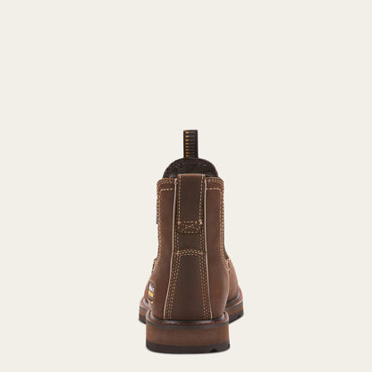 Ariat Men Groundbreaker Chelsea Waterproof Steel Toe Work Boot