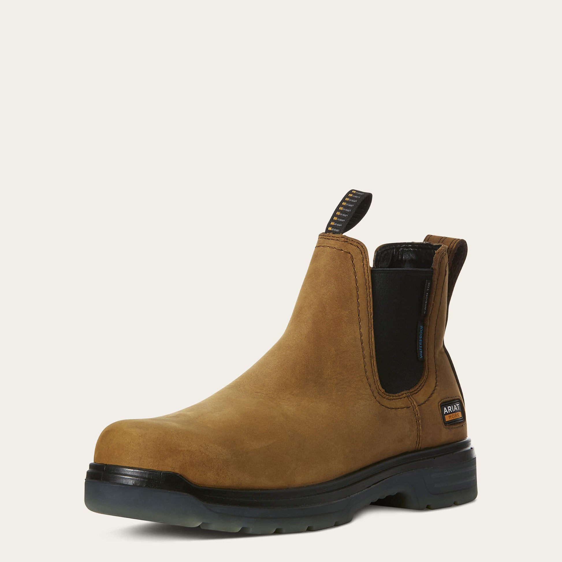 Ariat Men Turbo Chelsea Waterproof Carbon Toe Work Boot