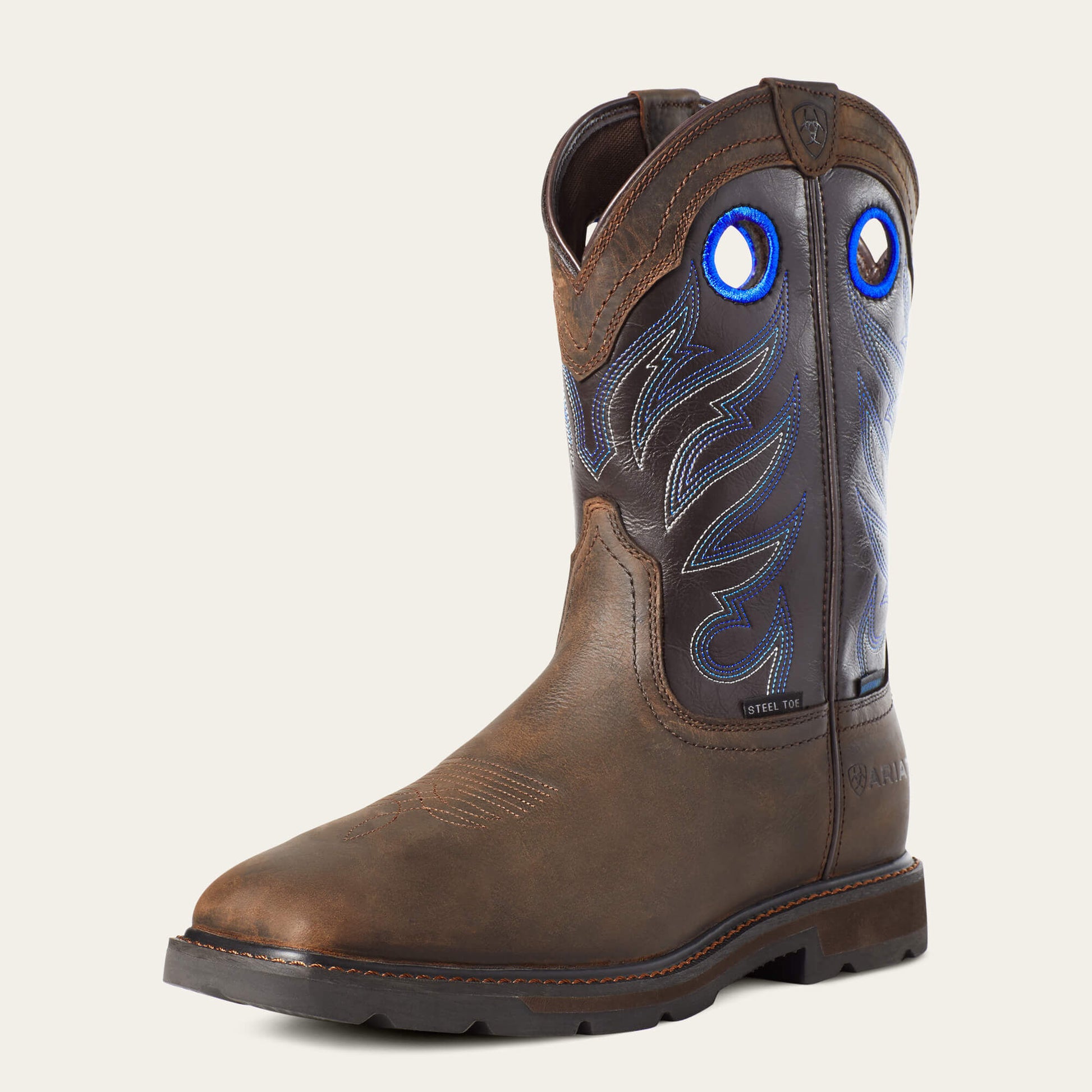 Ariat Men Groundwork Waterproof Steel Toe Work Boot