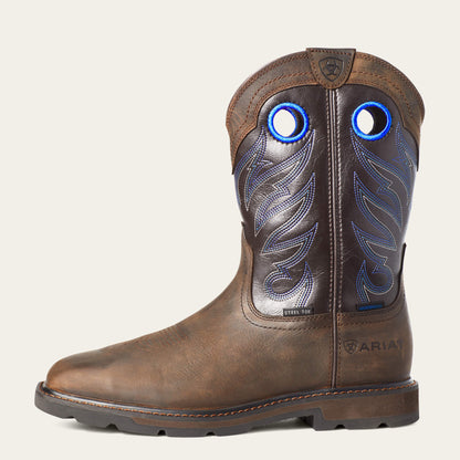 Ariat Men Groundwork Waterproof Steel Toe Work Boot