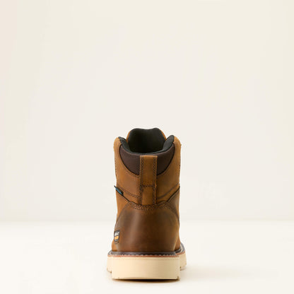 Ariat Men Rebar Wedge Moc Toe 6" Waterproof Work Boot