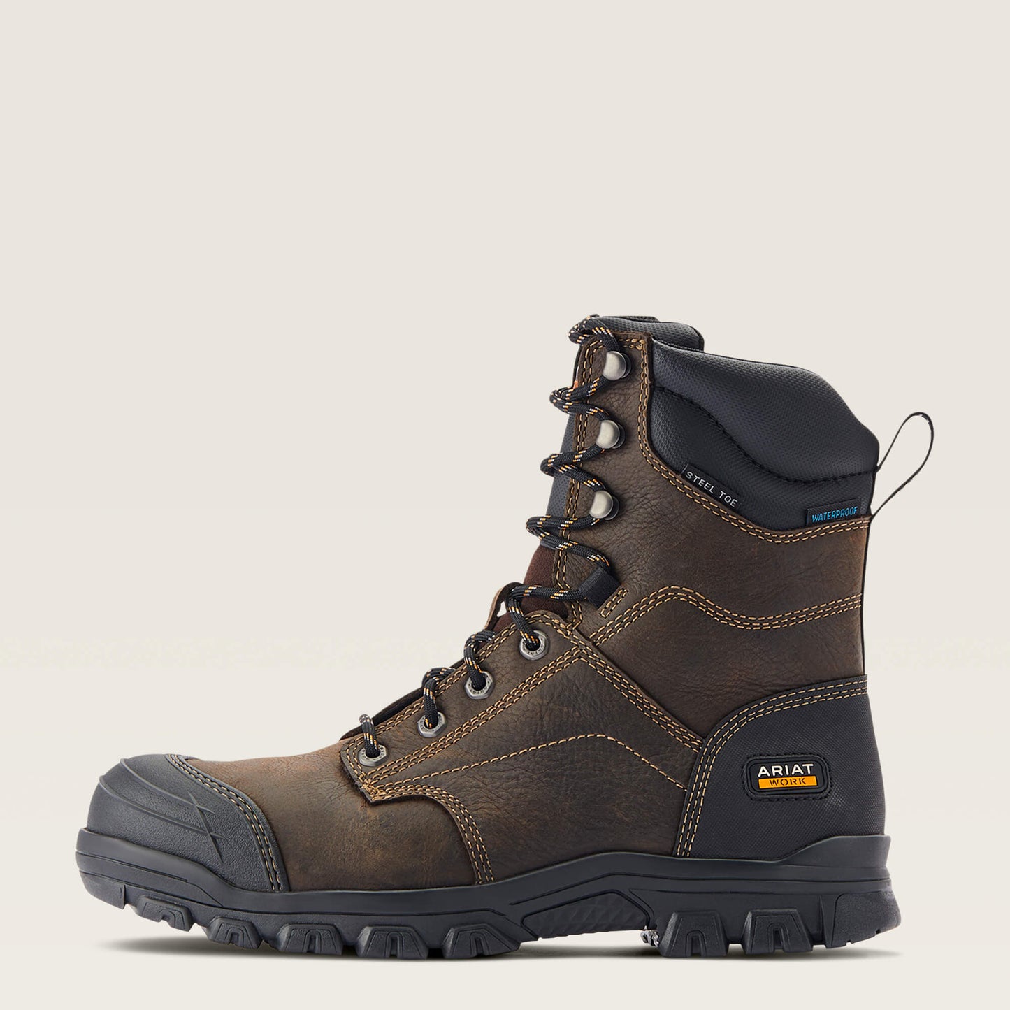 Ariat Men Treadfast 8" Waterproof Steel Toe Work Boot