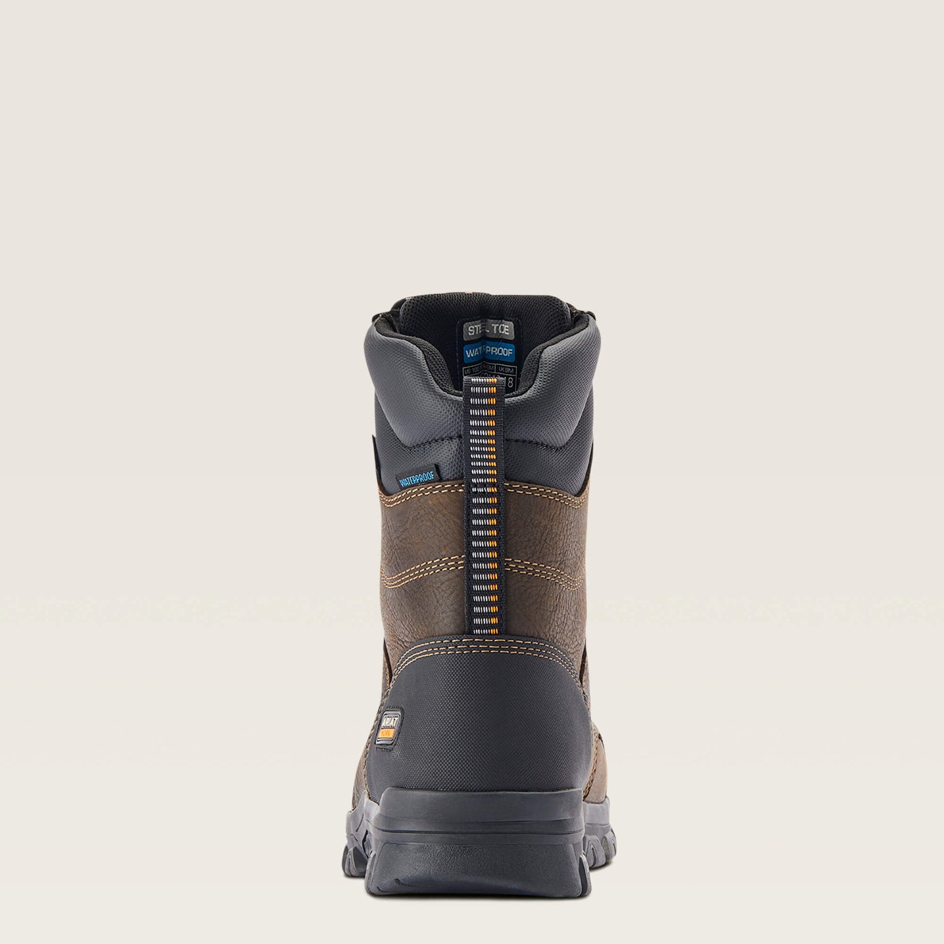 Ariat Men Treadfast 8" Waterproof Steel Toe Work Boot