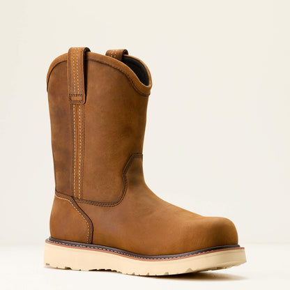 Ariat Men Rebar Wedge Pull-On Waterproof Composite Toe Work Boot