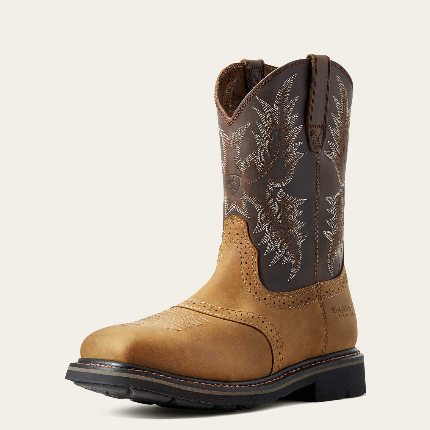 Ariat Men Sierra Wide Square Toe Steel Toe Work Boot