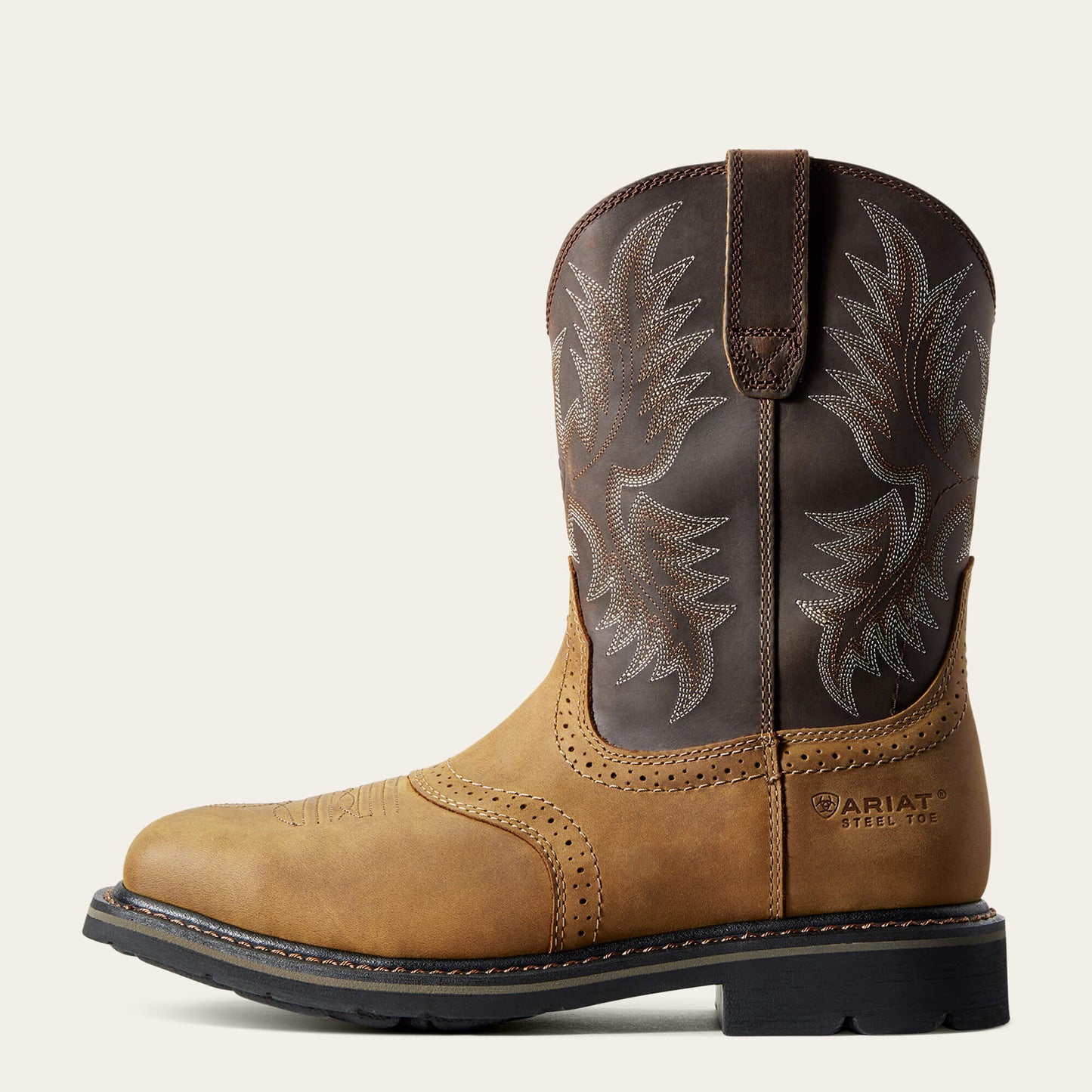 Ariat Men Sierra Wide Square Toe Steel Toe Work Boot