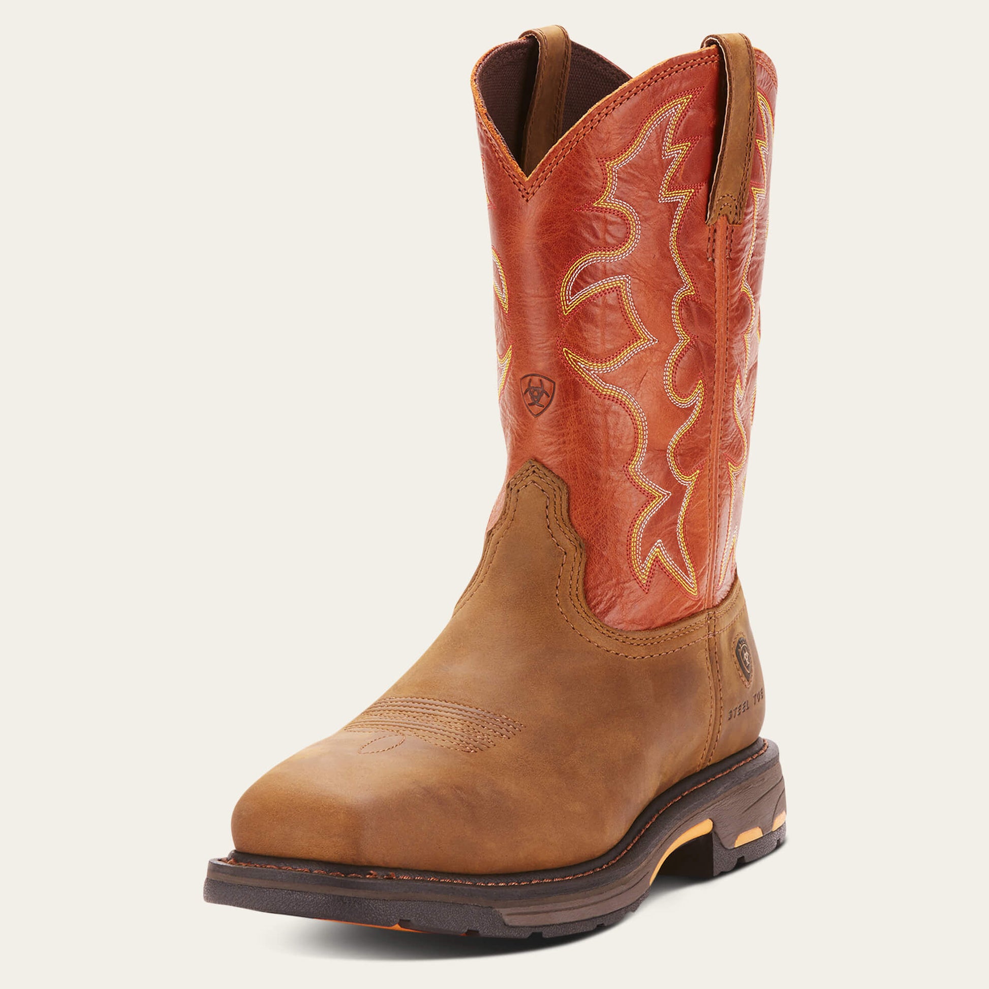Ariat Men WorkHog Wide Square Toe Steel Toe Work Boot
