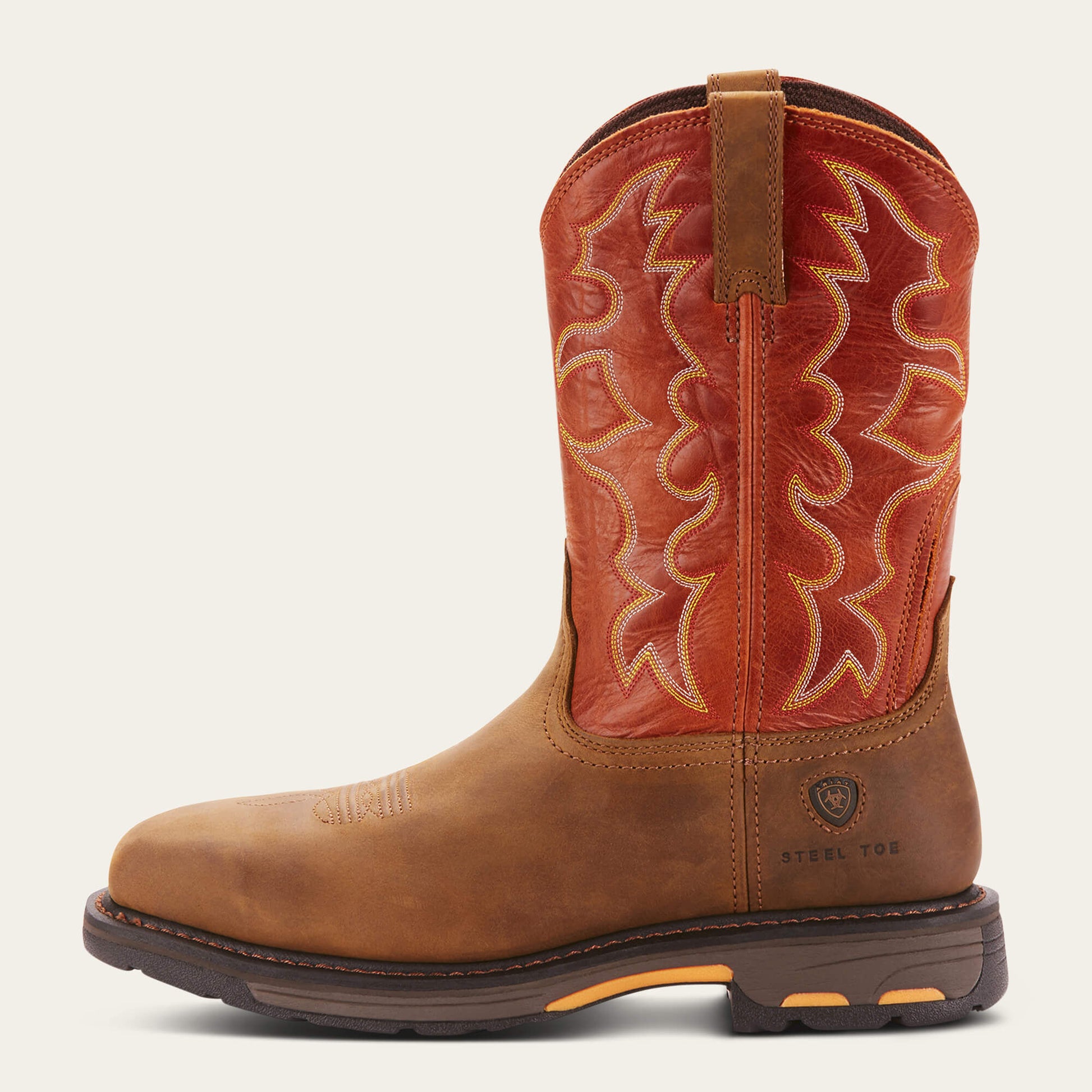 Ariat Men WorkHog Wide Square Toe Steel Toe Work Boot