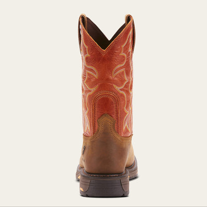 Ariat Men WorkHog Wide Square Toe Steel Toe Work Boot