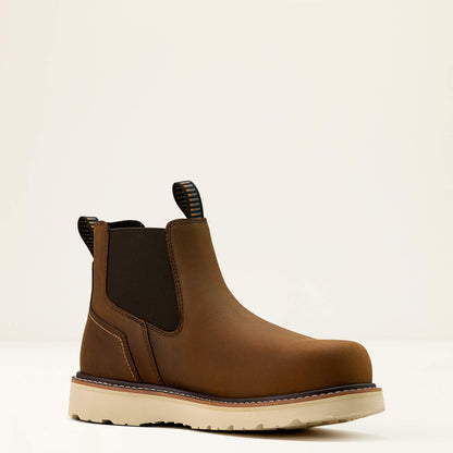 Ariat Men Rebar Wedge Chelsea Waterproof Composite Toe Work Boot