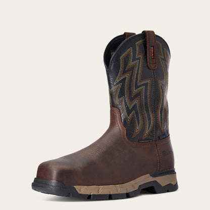 Ariat Men Rebar Flex Western Waterproof Composite Toe Work Boot