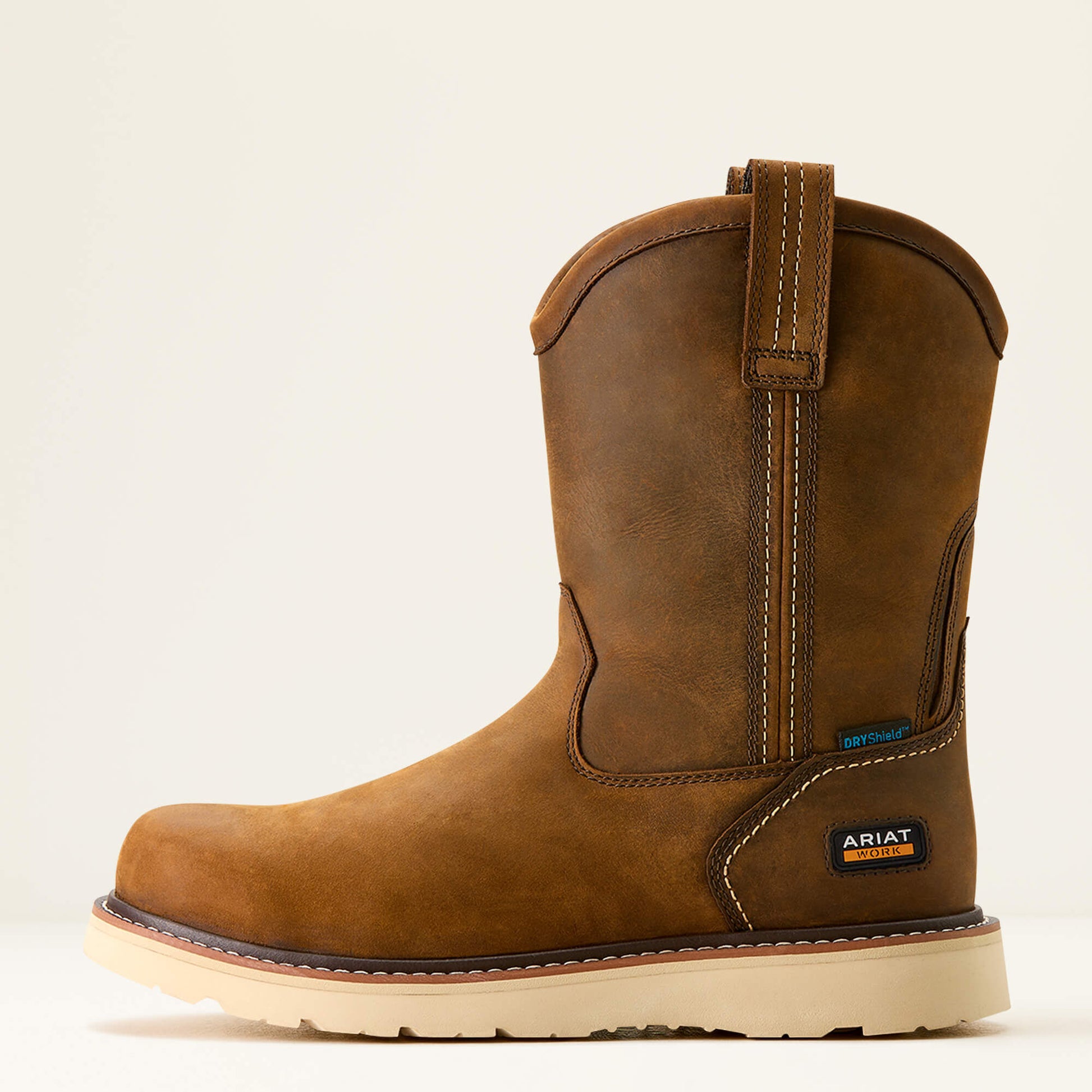 Ariat Men Rebar Wedge Pull-On Waterproof Work Boot