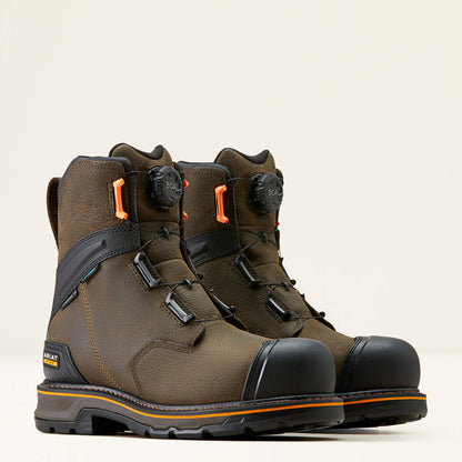 Ariat Men Stump Jumper 8" BOA Waterproof Composite Toe Work Boot