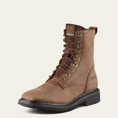 Ariat Men Cascade 8" Wide Square Toe Work Boot