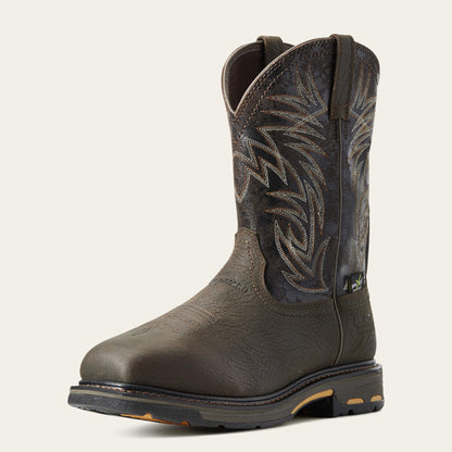 Ariat Men WorkHog Wide Square Toe MetGuard Waterproof Composite Toe Work Boot