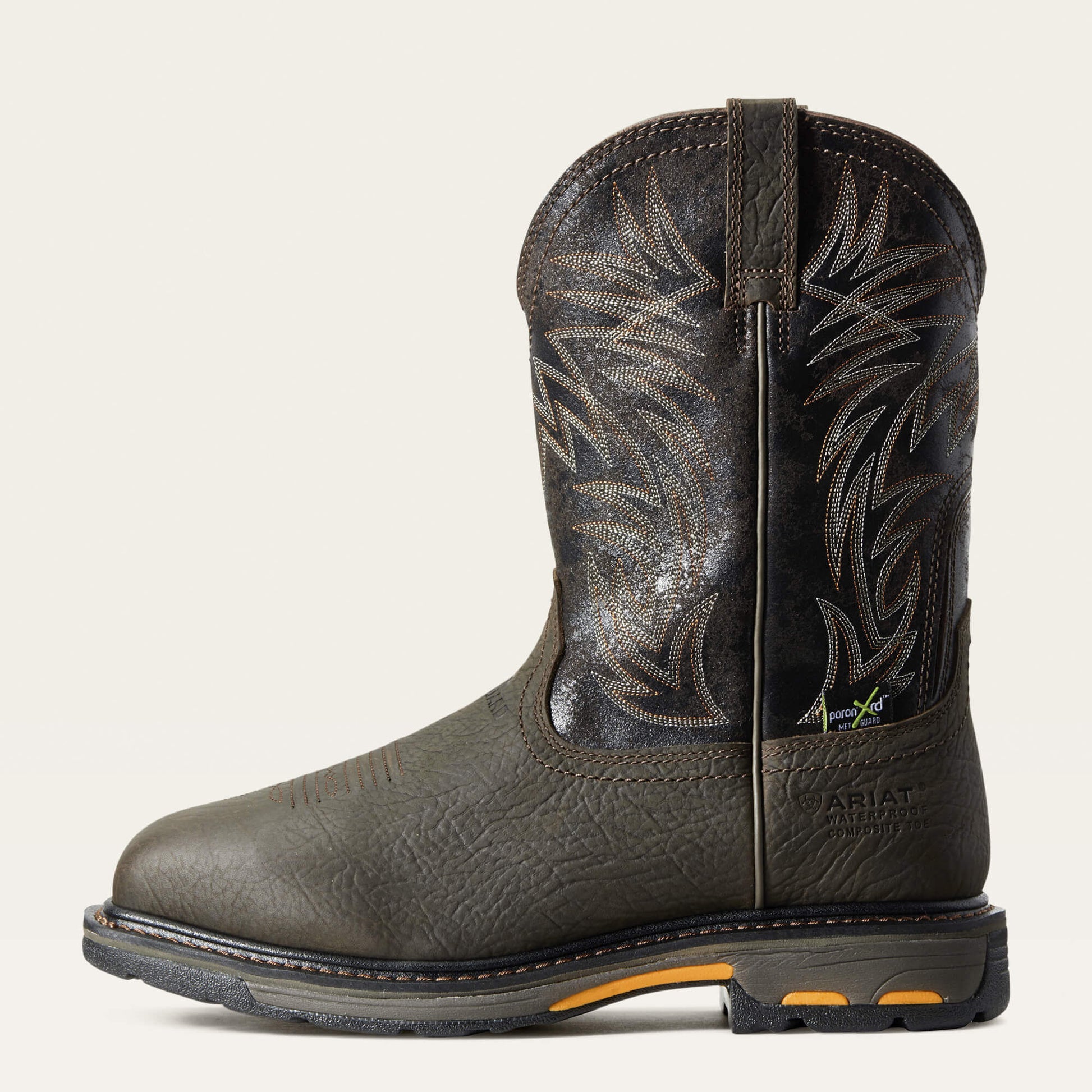 Ariat Men WorkHog Wide Square Toe MetGuard Waterproof Composite Toe Work Boot