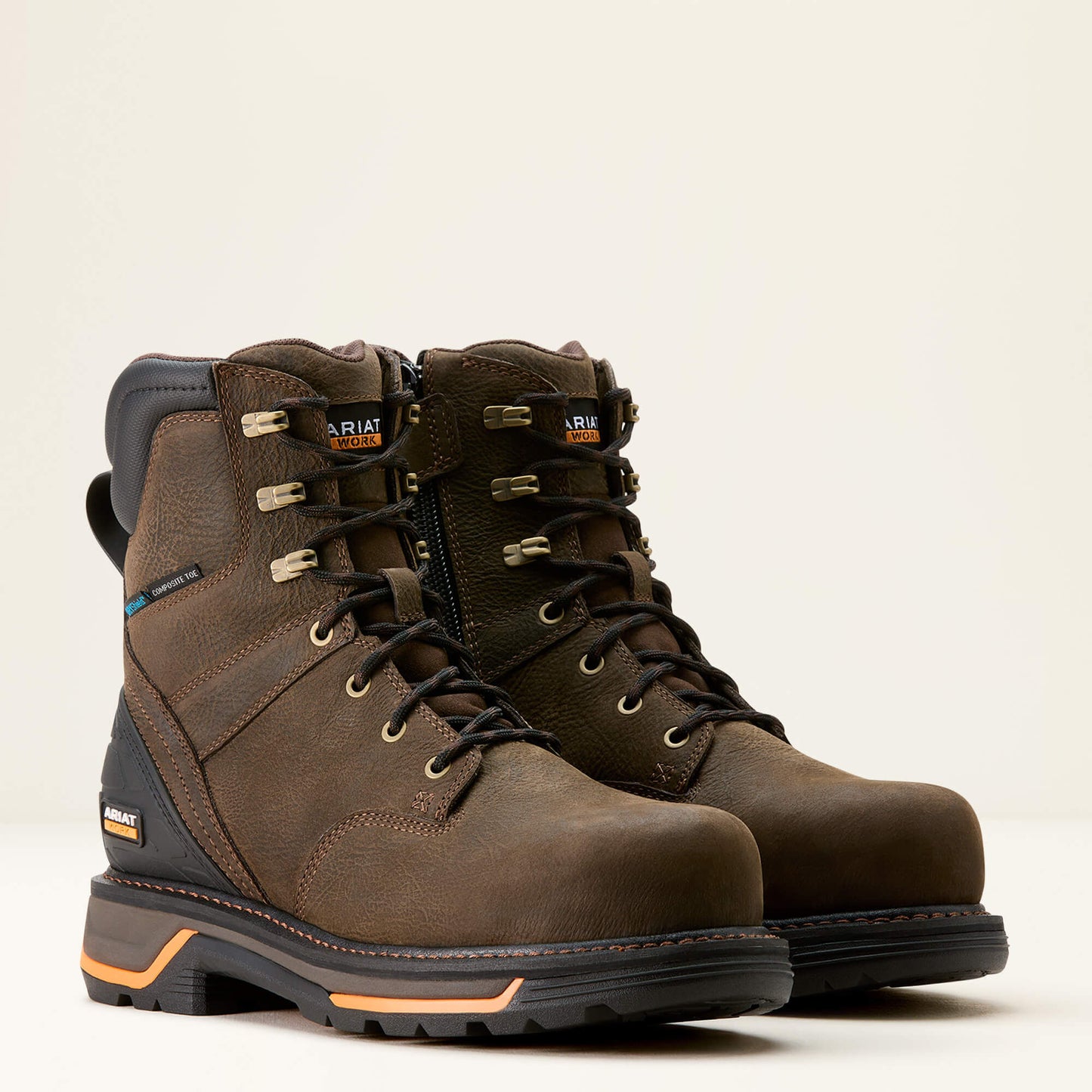 Ariat Men Big Rig 8" Waterproof Composite Toe Work Boot