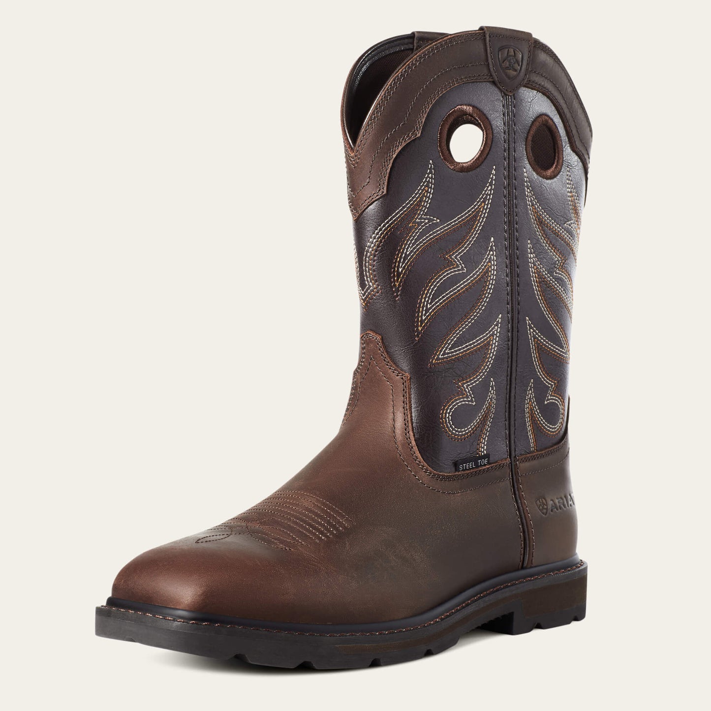 Ariat Men Groundwork Wide Square Toe Steel Toe Work Boot