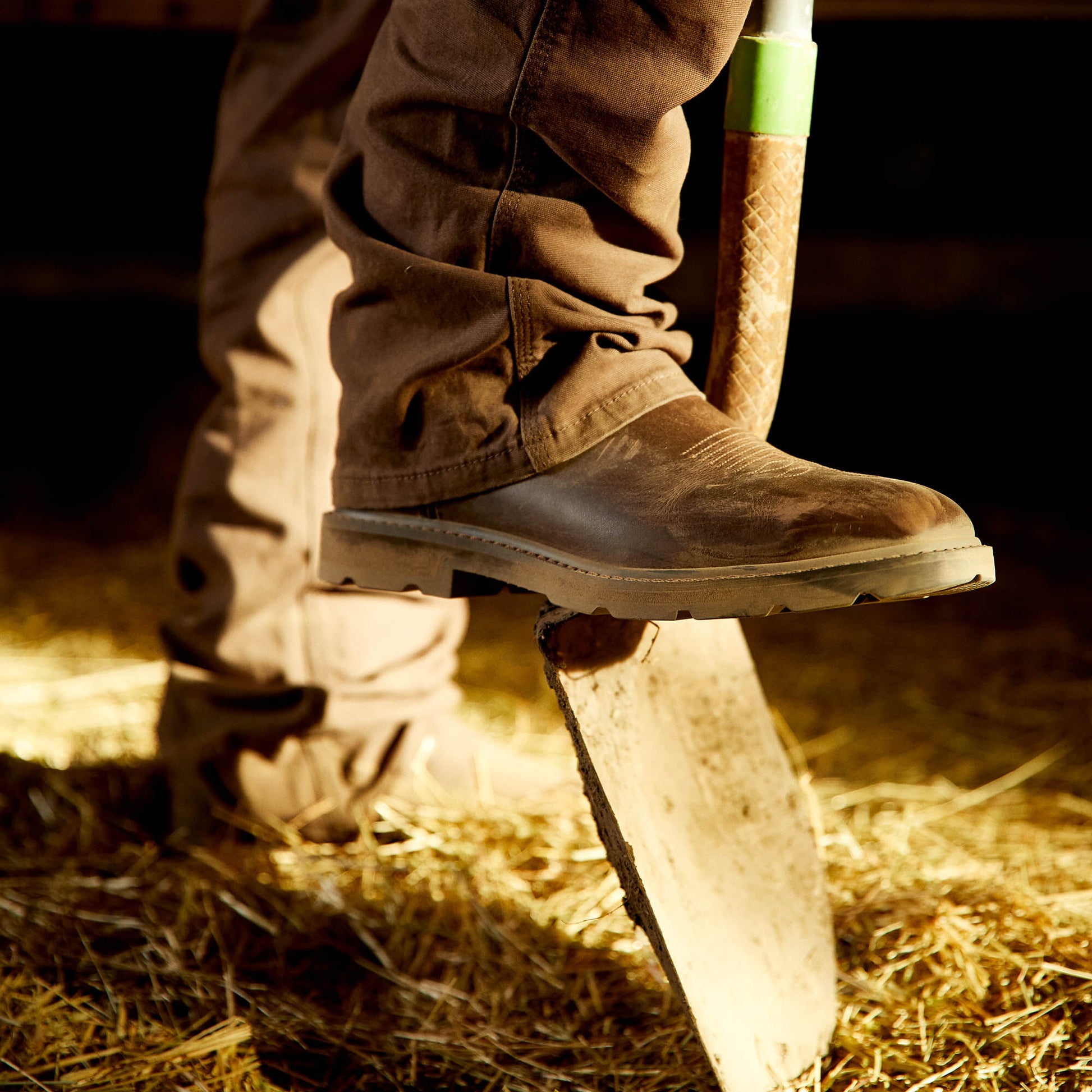 Ariat Men Groundwork Wide Square Toe Steel Toe Work Boot