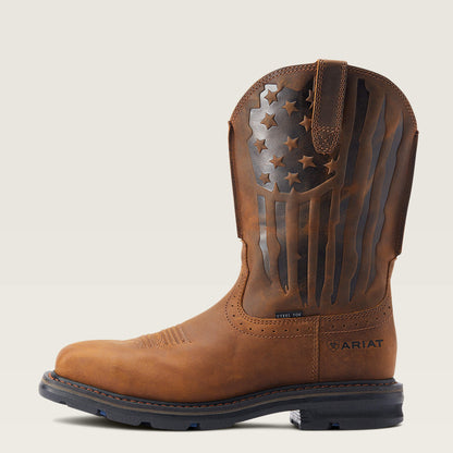 Ariat Men Sierra Shock Shield Patriot Steel Toe Work Boot