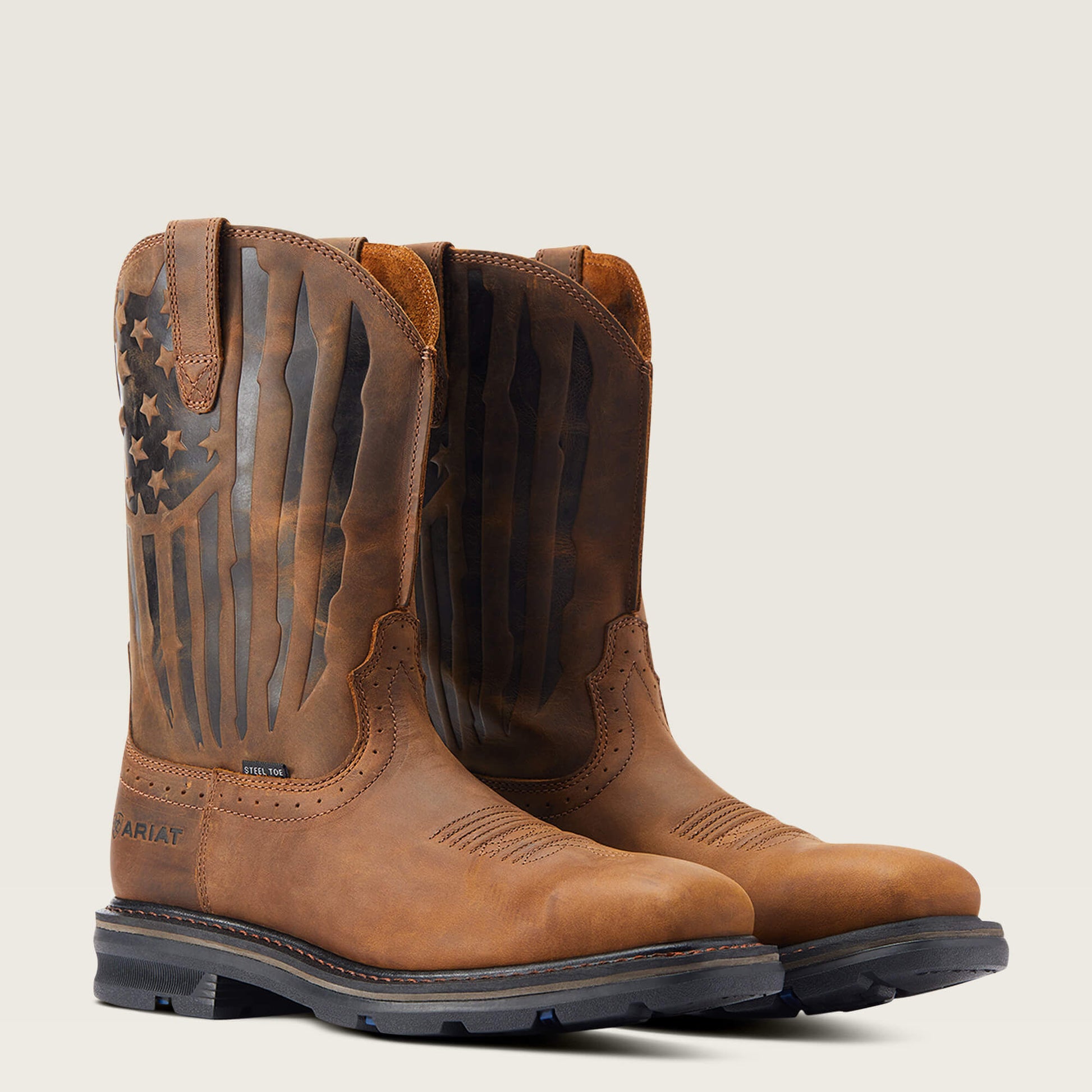 Ariat Men Sierra Shock Shield Patriot Steel Toe Work Boot