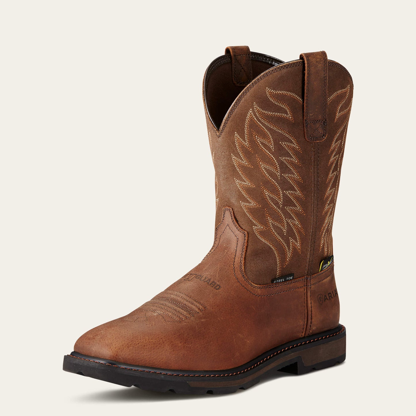 Ariat Men Groundbreaker Wide Square Toe MetGuard MetGuard Steel Toe Work Boot