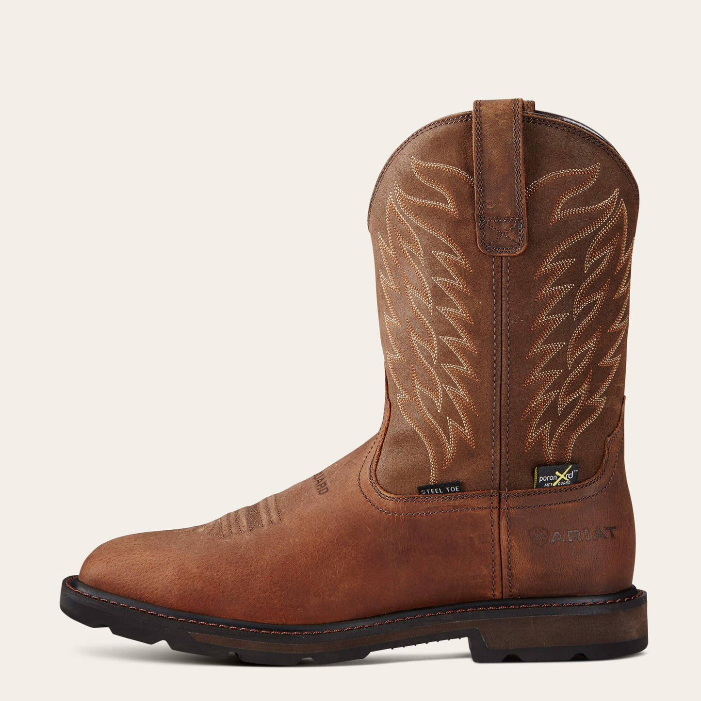 Ariat Men Groundbreaker Wide Square Toe MetGuard MetGuard Steel Toe Work Boot