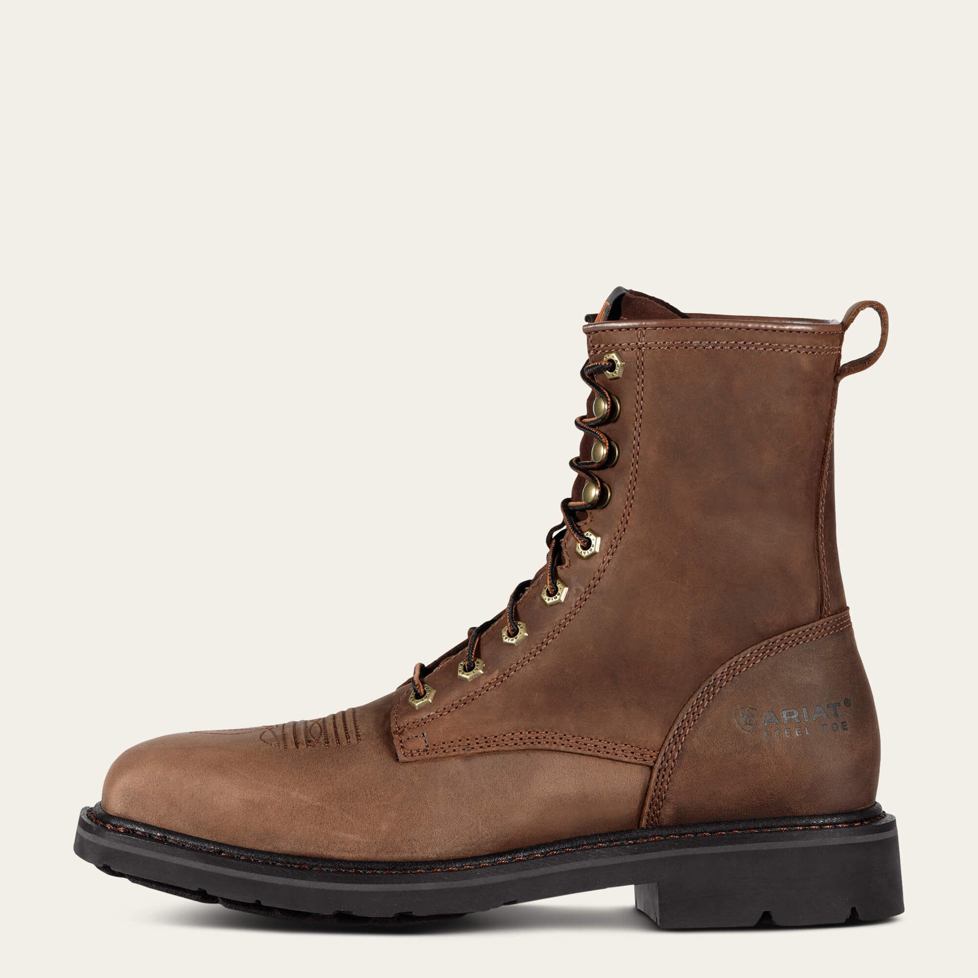Ariat Men Cascade 8" Wide Square Toe Steel Toe Work Boot