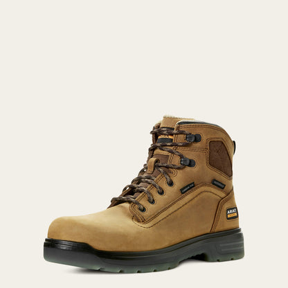 Ariat Men Turbo 6" Waterproof Carbon Toe Work Boot
