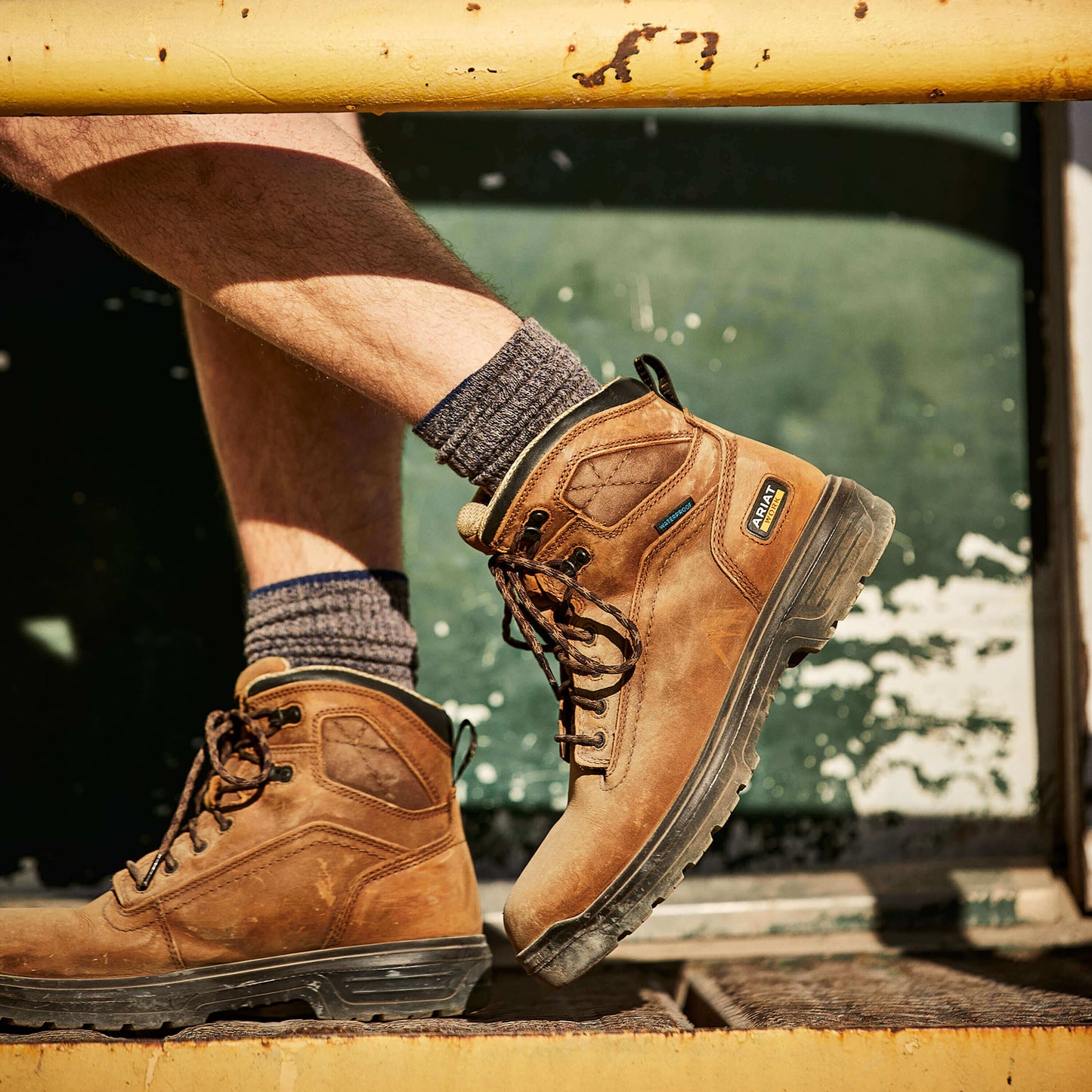 Ariat Men Turbo 6" Waterproof Carbon Toe Work Boot