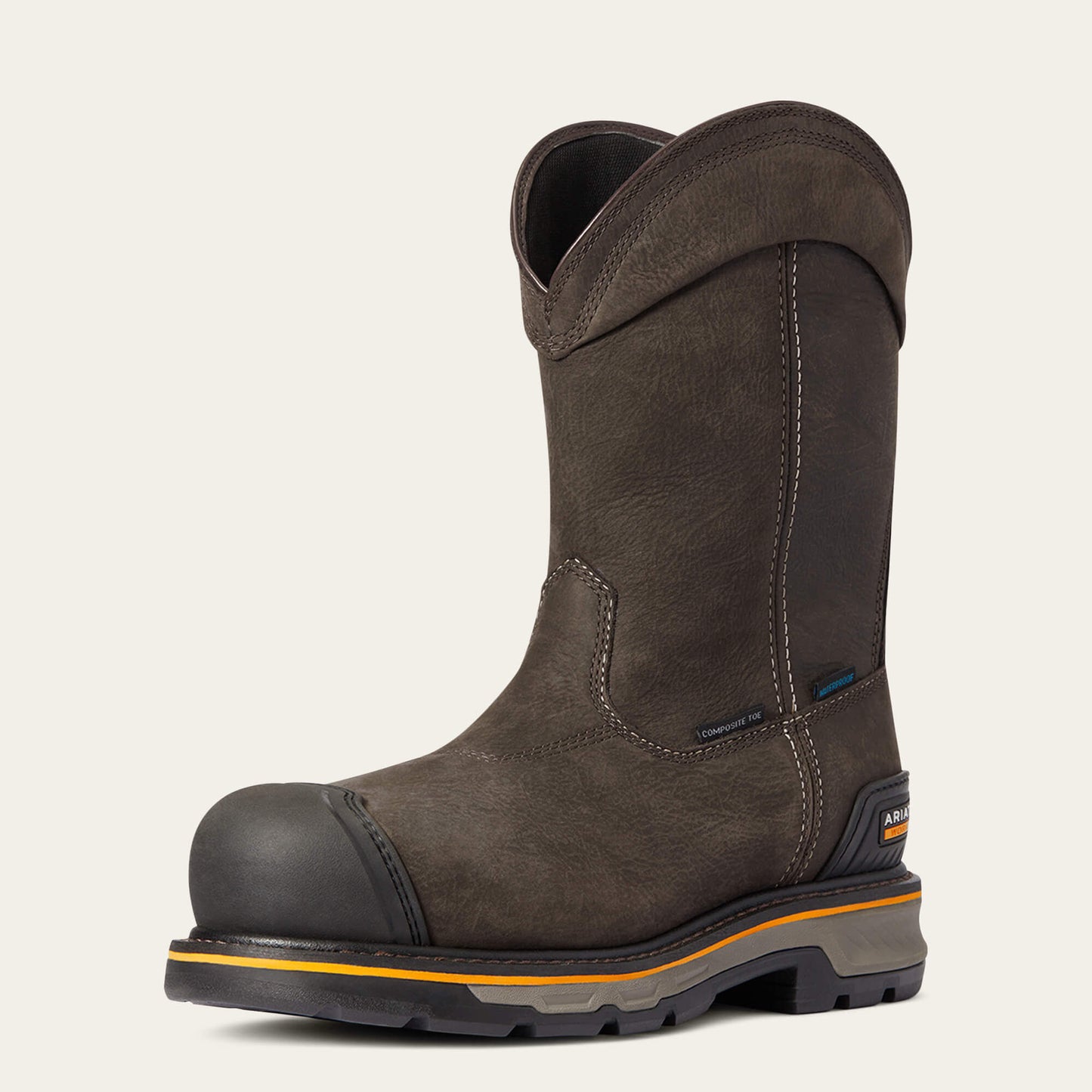 Ariat Men Stump Jumper Pull-On Waterproof Composite Toe Work Boot