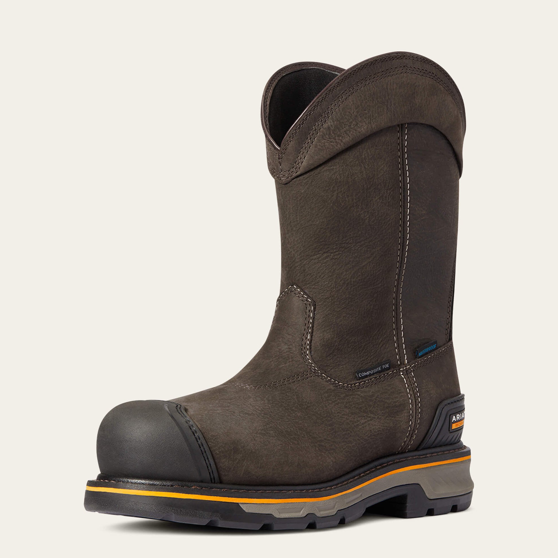 Ariat Men Stump Jumper Pull-On Waterproof Composite Toe Work Boot