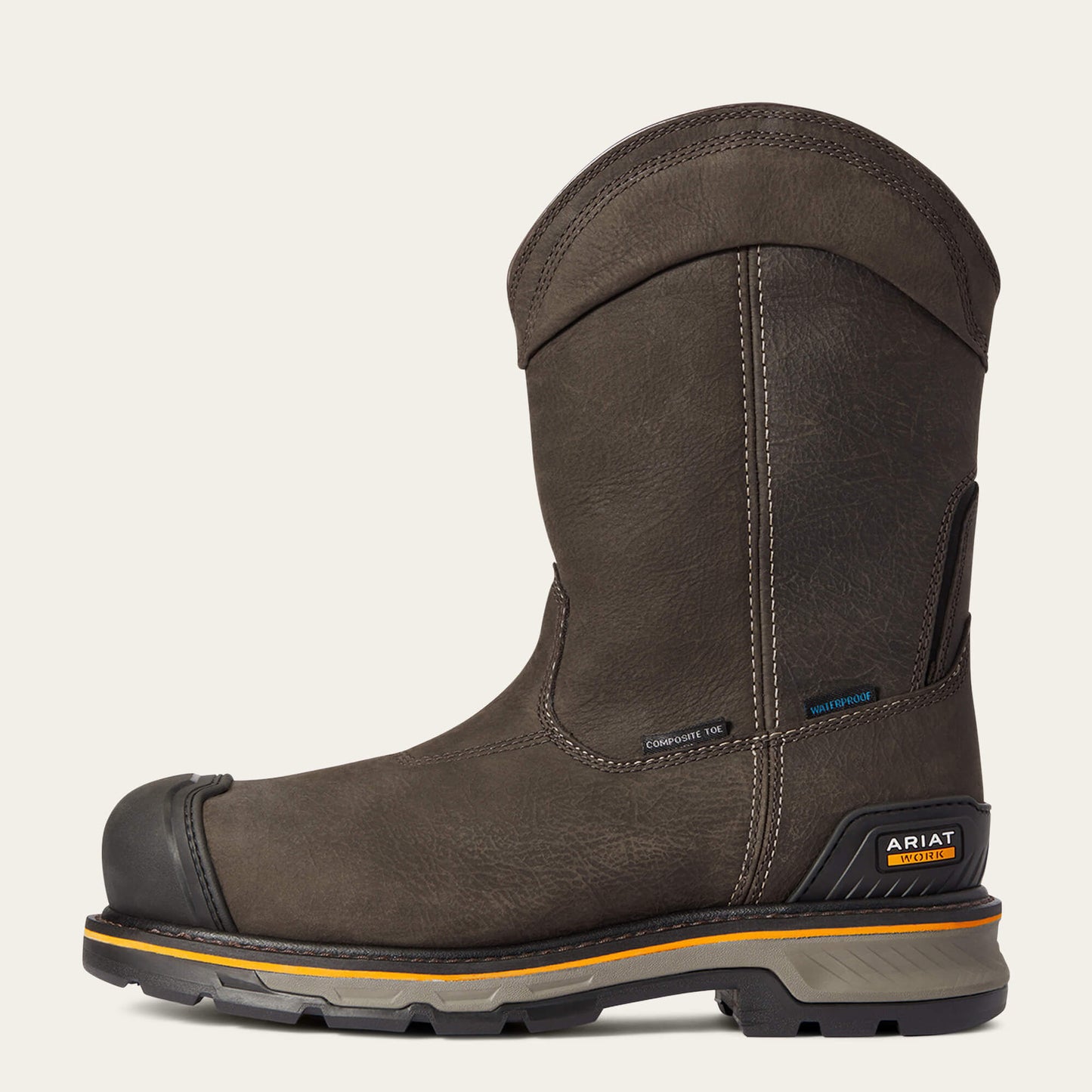 Ariat Men Stump Jumper Pull-On Waterproof Composite Toe Work Boot