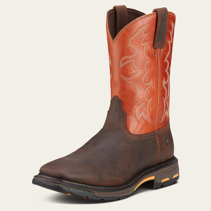 Ariat Men WorkHog Wide Square Toe Work Boot