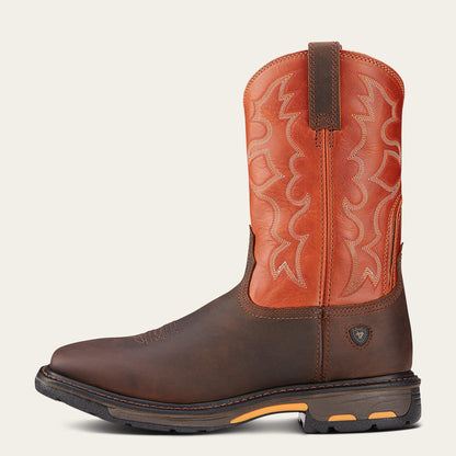 Ariat Men WorkHog Wide Square Toe Work Boot