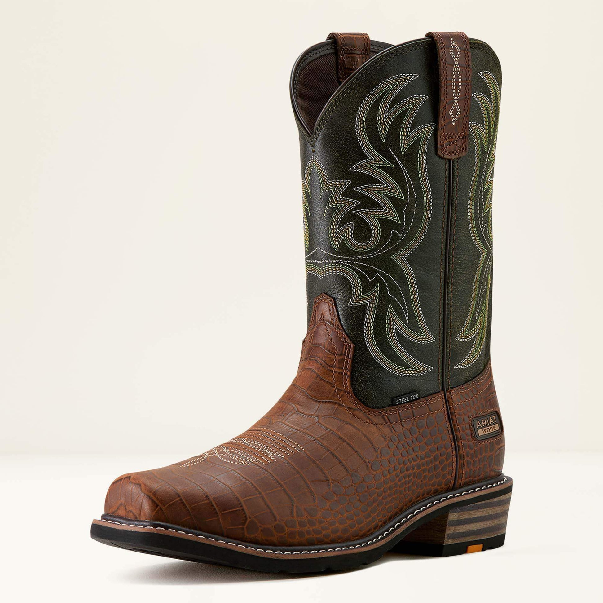 Ariat Men Ironside Square Toe Steel Toe Work Boot